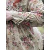 tunic JUJUBE Almond floral cotton voile Les Ours - 12