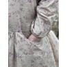 dress AIRELLE Pink beige liberty cotton Les Ours - 16