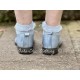 shoes 99183 DUSTINE Ice blue leather Ewa i Walla - 6
