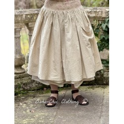 skirt FRAMBOISE Striped linen Les Ours - 1