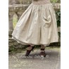 skirt FRAMBOISE Striped linen Les Ours - 2