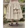 skirt FRAMBOISE Striped linen Les Ours - 3
