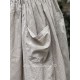 skirt FRAMBOISE Striped linen Les Ours - 22