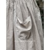 skirt FRAMBOISE Striped linen Les Ours - 22