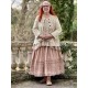 skirt AMANDE Vintage pink liberty cotton Les Ours - 9