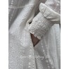dress / wrap jacket LOUISE Ecru waffle cotton Les Ours - 17