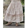 skirt AMANDE Pink beige liberty cotton Les Ours - 2