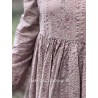 robe AMIA coton gaufré Liberty vieux rose Les Ours - 26