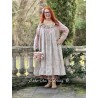 robe PASSION coton Liberty vieux rose et Liberty beige rosé Les Ours - 1