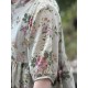 dress tunic ROSELLE Almond floral cotton voile Les Ours - 16