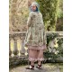 dress tunic ROSELLE Almond floral cotton voile Les Ours - 8