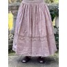skirt AMANDE Vintage pink liberty cotton Les Ours - 1