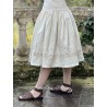 skirt 22210 JACKIE Cream greig cotton Ewa i Walla - 3