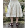 skirt 22210 JACKIE Cream greig cotton Ewa i Walla - 4