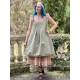 short dress ELOISE Verbena woven cotton Les Ours - 10