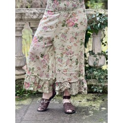 pants GOYAVE Almond floral cotton voile Les Ours - 1