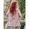 top TAMARIN voile de coton Liberty vieux rose Les Ours - 3