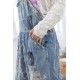 overalls Benjamin in Washed Indigo Magnolia Pearl - 24