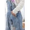 overalls Benjamin in Washed Indigo Magnolia Pearl - 24