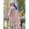 short dress LEA Vintage pink cotton voile Les Ours - 3