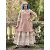 short dress LEA Vintage pink cotton voile Les Ours - 4