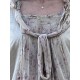 tunic CASSIS Pink beige liberty cotton and striped linen Les Ours - 9