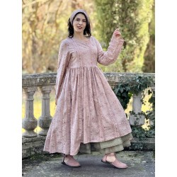 dress AMIA Vintage pink liberty waffle cotton