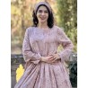 robe AMIA coton gaufré Liberty vieux rose Les Ours - 3