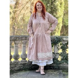 robe AIRELLE coton Liberty vieux rose