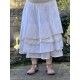 skirt / petticoat MADELEINE Ecru organza Les Ours - 7