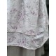 dress tunic ROSELLE Pink beige liberty cotton Les Ours - 19