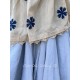blouse 44956 GUNBORG Blue flower cotton Ewa i Walla - 19