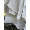 skirt 22218 KIORA Soft mint striped cotton voile Ewa i Walla - 11