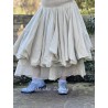 skirt 22218 KIORA Soft mint striped cotton voile Ewa i Walla - 2
