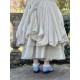 skirt 22218 KIORA Soft mint striped cotton voile Ewa i Walla - 3