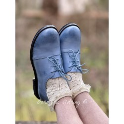 shoes 99183 DUSTINE Ice blue leather Ewa i Walla - 1