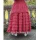 skirt / petticoat SELENA raspberry cotton voile Les Ours - 5