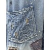 overalls Benjamin in Washed Indigo Magnolia Pearl - 26