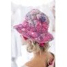 hat Poe in Azalea Calico Magnolia Pearl - 12