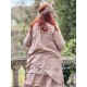 apron MURIER Vintage pink liberty cotton Les Ours - 14