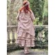 apron MURIER Vintage pink liberty cotton Les Ours - 13