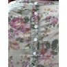 dress tunic ROSELLE Almond floral cotton voile Les Ours - 18