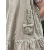 tunic TEVA Almond cotton voile Les Ours - 11