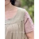 tunic TEVA Almond cotton voile Les Ours - 12