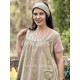 tunic TEVA Almond cotton voile Les Ours - 2