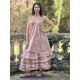 short dress LEA Vintage pink liberty cotton voile Les Ours - 4