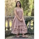 short dress LEA Vintage pink liberty cotton voile Les Ours - 5