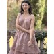 short dress LEA Vintage pink liberty cotton voile Les Ours - 2