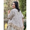jacket SAPATE Pink beige liberty cotton poplin Les Ours - 4