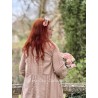 dress / wrap jacket LOUISE Vintage pink waffle cotton Les Ours - 1